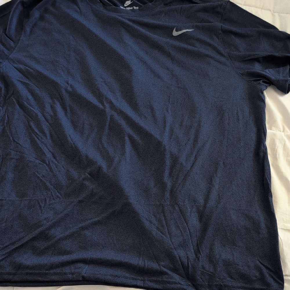 Nike Navy Blue Dri Fit T-Shirt Brand New Without Price Tag